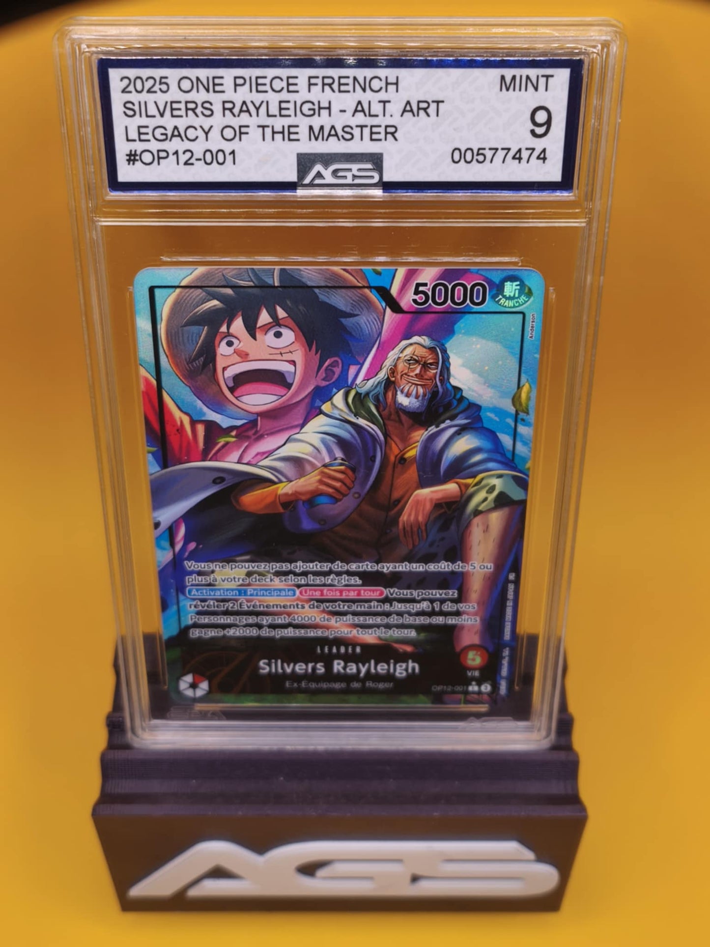 Silvers Rayleigh (OP12-001) (V.2) — Gradé AGS 9