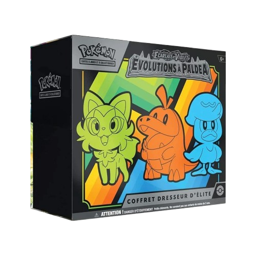 🌟 Coffret Dresseur d’Élite EV02 – Écarlate & Violet : Évolutions à Paldea (FR) 🌟