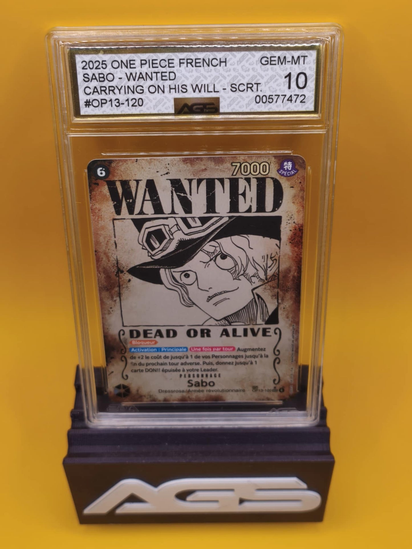 Sabo (OP13-120) (V.3) — Gradé AGS 10